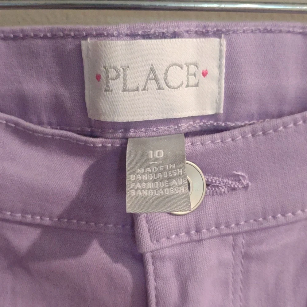 NWT The Children's Place Light‎ Purple Girls 10 Bermudas
